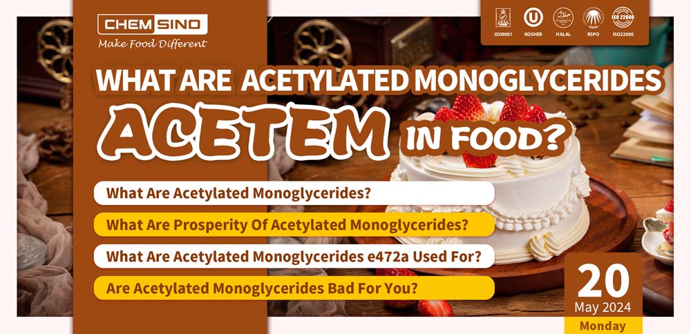 What Are Acetylated Monoglycerides(ACETEM) In Food